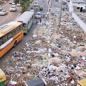 How is waste disposed in Delhi?